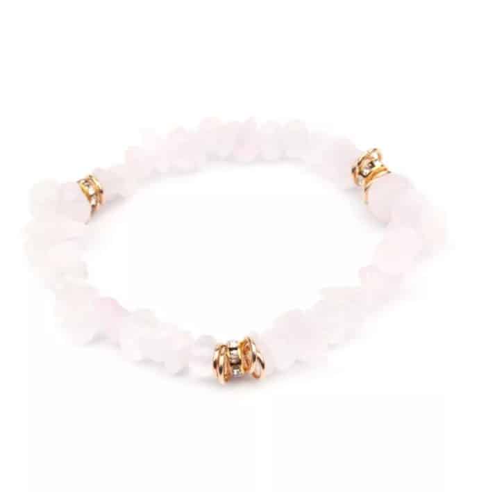 blush pink bracelet set